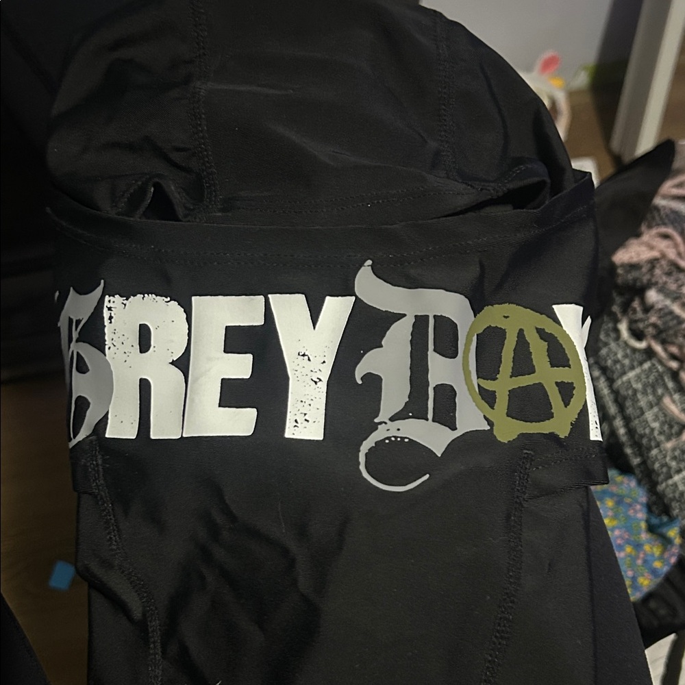 Grey Day Graphic Ski Mask